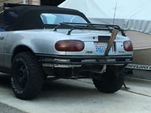 I utilized a VW Baja stinger for the exhaust with the 4 banger still installed. Also used are Baja front and rear tube bumpers. Having owned many VW Baja bugs, I went down a path I was familiar with lol

Hopefully the kart arrives soon so the transplant can begin.