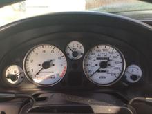 Custom gauge overlay made and installed.