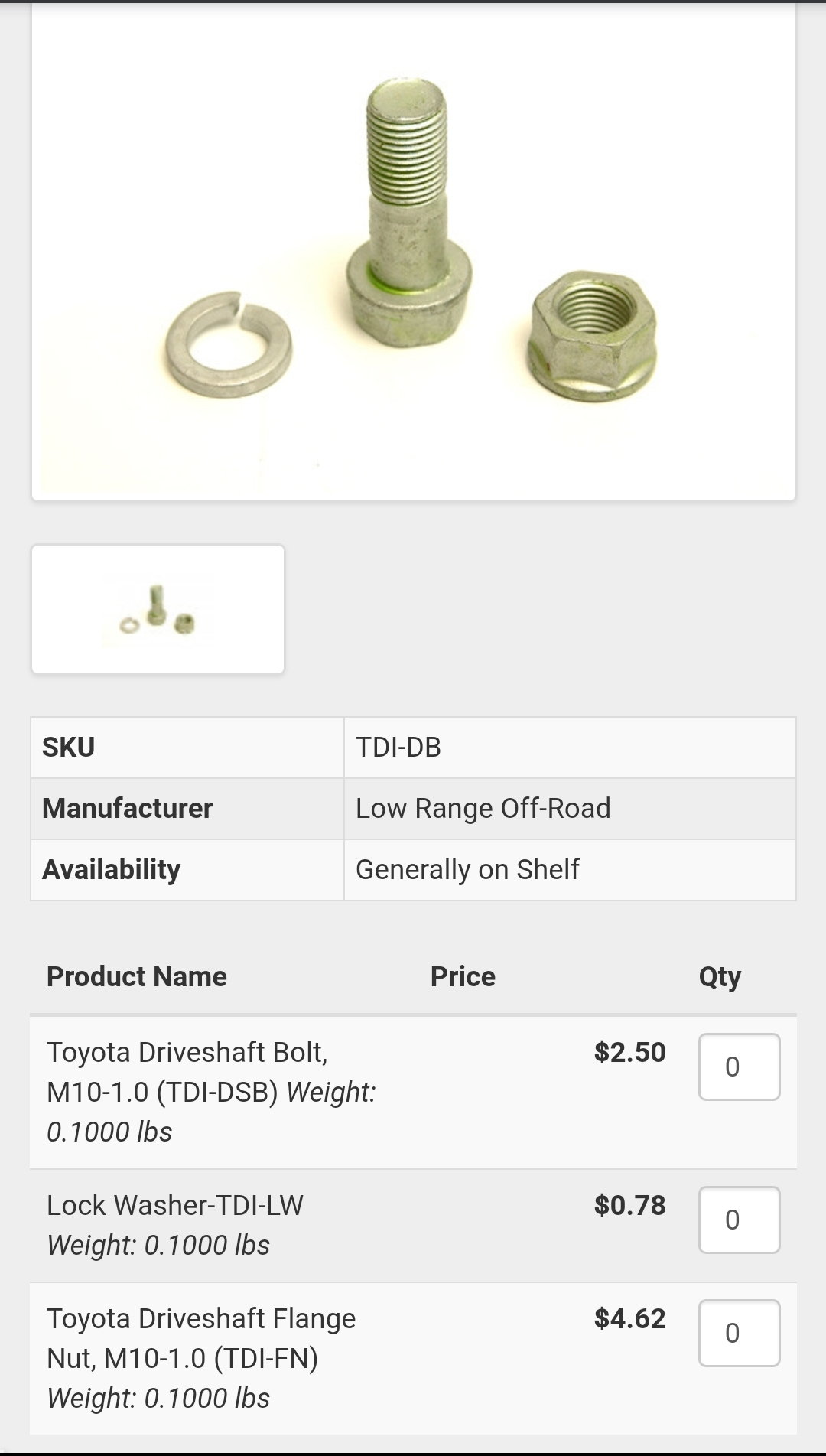Japanese Manufacturered and Bolts Drive Shaft Hardware 10mm Bolts with 14mm Head Washers 4 Pack Includes Nuts Fits 79-95 Toyota Truck and 4Runner 