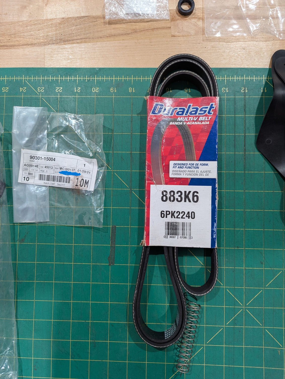 Serpentine Belt & Transmission Fill Plug O-Ring