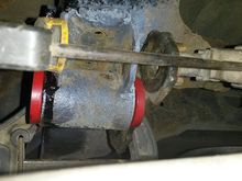 pressing bushings in to frame mount