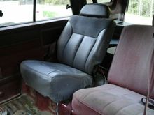 The way the durango seat foam is shaped, the seat backs slope back a little more than the originals, same with the seat bottoms. I dont think it looks too bad, and they are really comfortable.