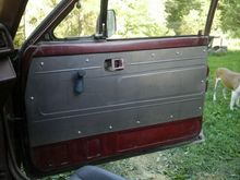 Kind of copied the factory door panel's overall look, made a few changes but kept the basic design