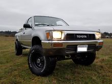 After new wheels, tires, and a good scrubbing.