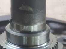 Im not a mechanic but dont understand how the seal can seal with that chunk of steel missing.