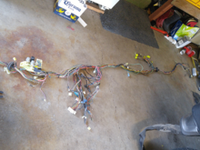 Dash harness out and unwrapped
