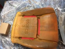 Where i have highlighted red, wire runs through the foam.