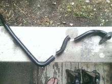 I decided to cut the jog out of it....roughly 3" or so