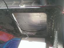 that 1/4" of the metal plate that will "catch" the cargo panel door from falling in.