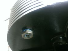 SS fill plug - probably should have put it on the other side so it didn't interfere with the gears (I had to grind it down some on the inside), but I'm relocating the Solenoid pack to under the hood to have more room for my lights so it shouldn't be a problem