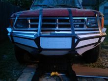 duct taped together most of the pieces and put on the 86 to mock up