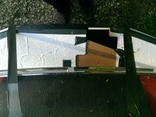 top down view of the 10" extension