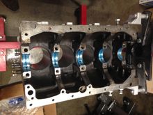 Upper mains in and lubed