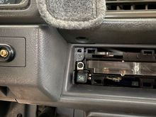 button installed, one screw keeps it in place
