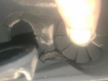 08-10-2016 - Turbo exhaust shaft radial play.