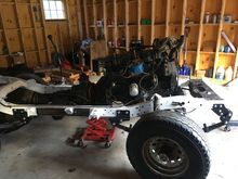 need to mount the transfer case crossmember next
