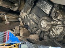 Heres the T-case on the truck