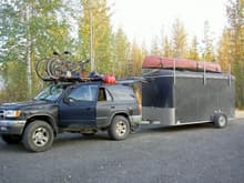 Loaded up for a drive to Alaska.