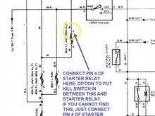 Tap Power To Start Relay Contact Here