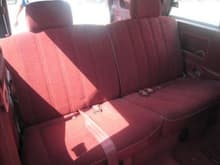 Backseats are in good condition like the rest of the interior