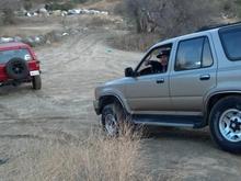 Finally got my dads 4runner goin. We put new head gaskets, resurfaced heads, valves adjusted, new timing belt w/tensioner. She running titties.....