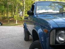 pickup side left side view