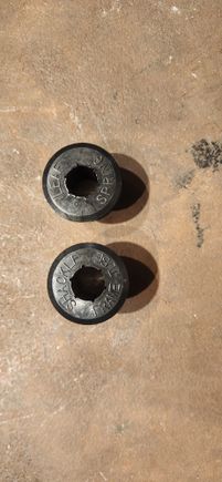 Bushings are labled, dont mix them up.