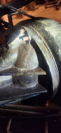 Eventually i was able to work it enough to realize the very top stud was the one putting up a fight. It had rusted to the carrier and did not want to let go. I've never had one so rusted and stubborn with not being able to slide the diff out. After spraying it multiple times rest of the day and during the night i tried again after work the next day.