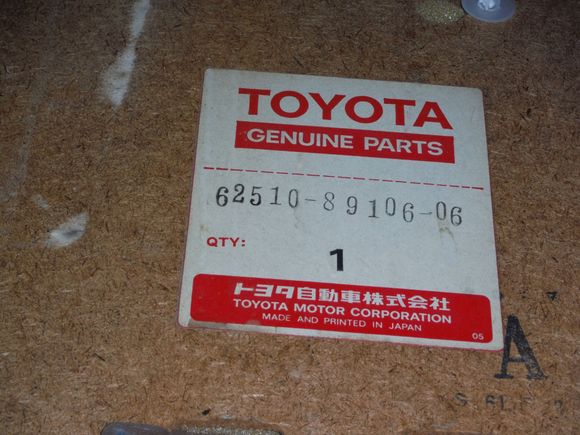 I don't see very many factory stickers in this good of shape