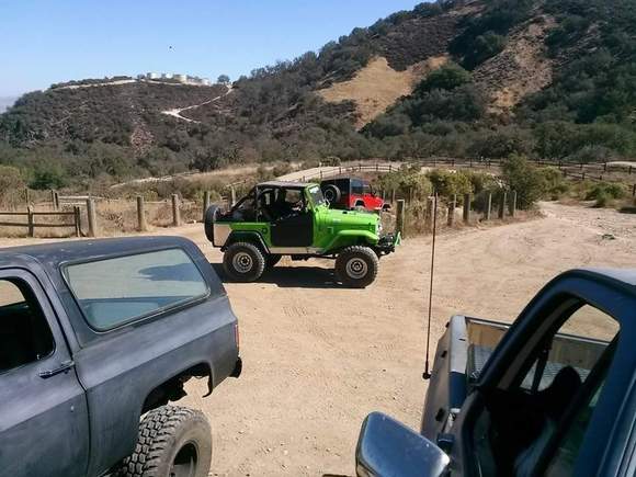 He was traveling in a pack of jeeps but he didnt fool me for a second