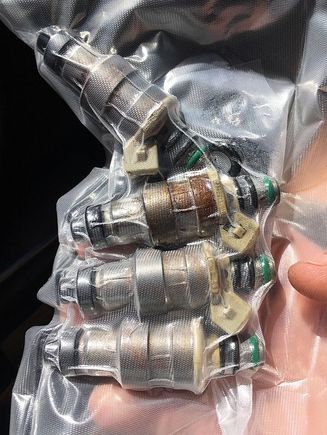 fuel injectors were operating at 20-50%, serviced back up to spec.