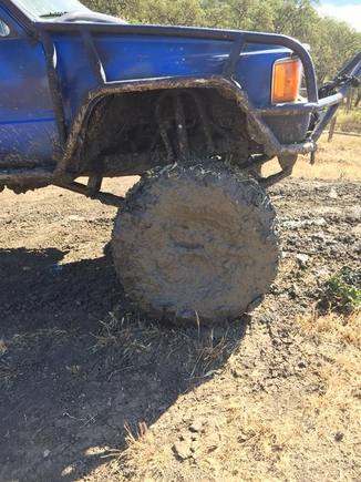 mud pit is very sticky