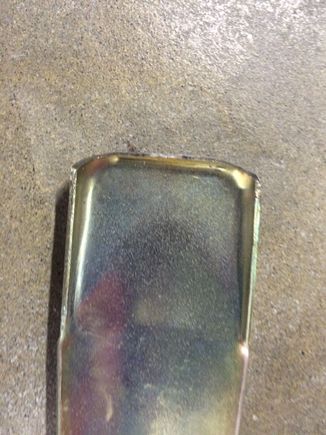 Close up of the break