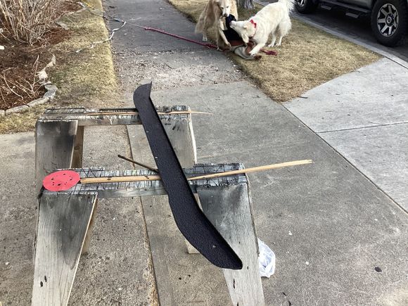 Filler strip lined top and bottom just curing. Meanwhile All Star Tug ‘o’ War battle takes place in the background.