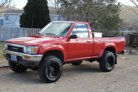 My 90 Toyota Pickup Deluxe.