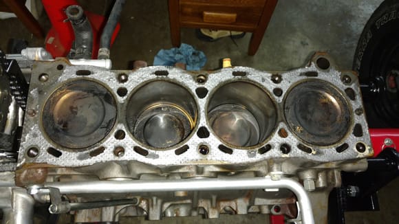 Look normal for 6000 mile pistons?