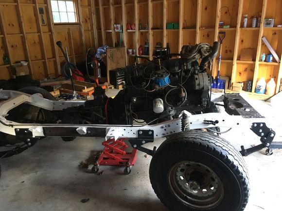 need to mount the transfer case crossmember next