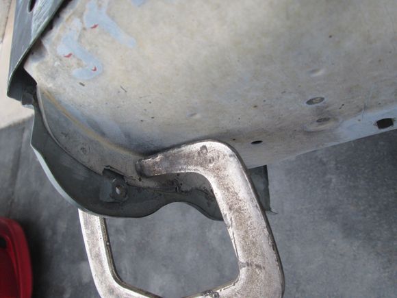 Only this slight relief needed for the change in headlamps.