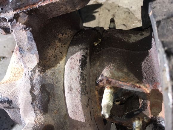 Cracked CT20 Exhaust Housing