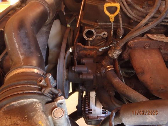 ready for the distributor to be reinstalled