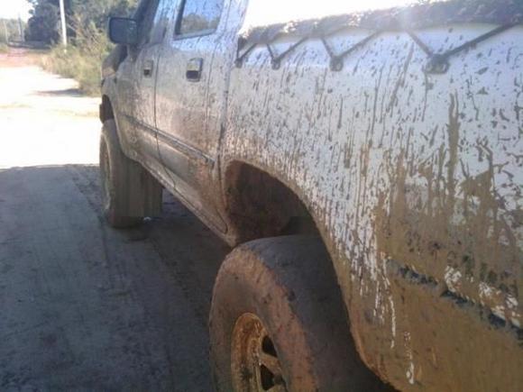 muddy :D
