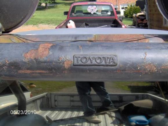 toyota stamped roll bar