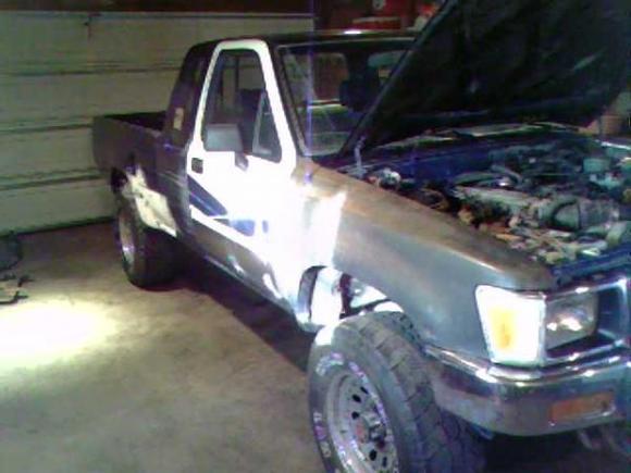 My 1992 Toyota Pickup before restoration.