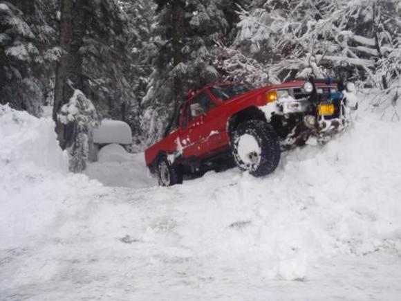No plow, must stomp!