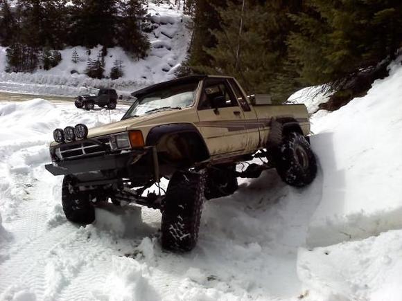 Elk River snow run