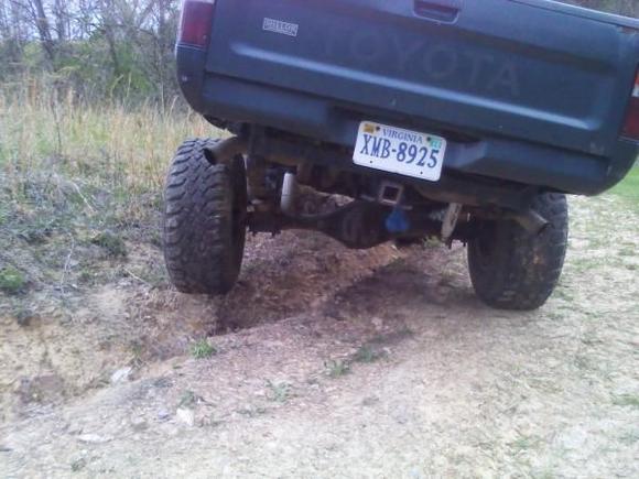 The rear maxed