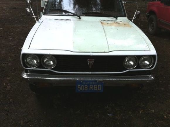 When I began the grill was chrome plated plastic that had been worn down to grey in several places, the black above and below the bumper was white, I also added red to the grill ornament. I still need to bring the chrome back to life.