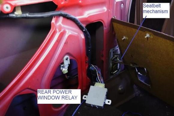 Rear Power Window Relay