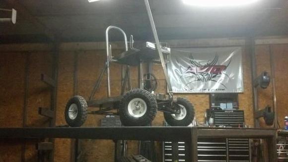 Finished welding cart