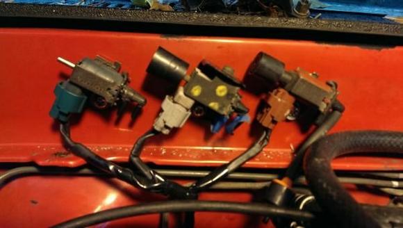 Relocated the VSV Vacuum Switches to the Firewall instead  of on top of the Valve cover.  I had to extend the wiring, but it really helped clean up the top of the motor.